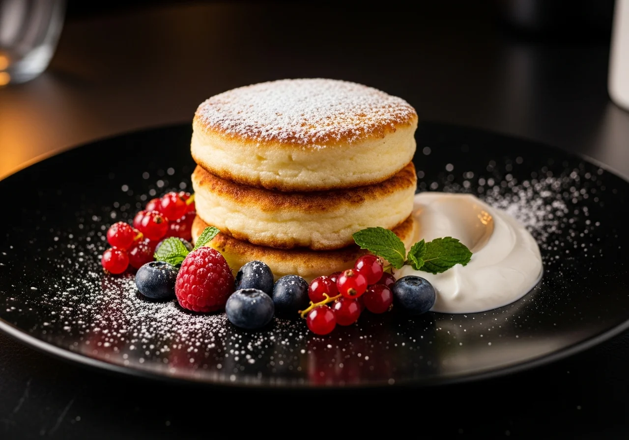 Serniczki z białego sera na ciepło